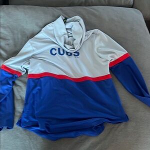Cubs Blue and White Hoodie